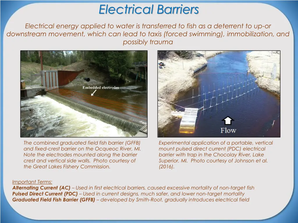 electrical barriers