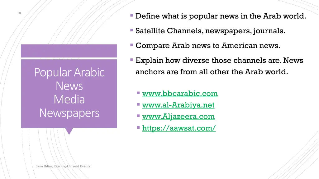 define what is popular news in the arab world