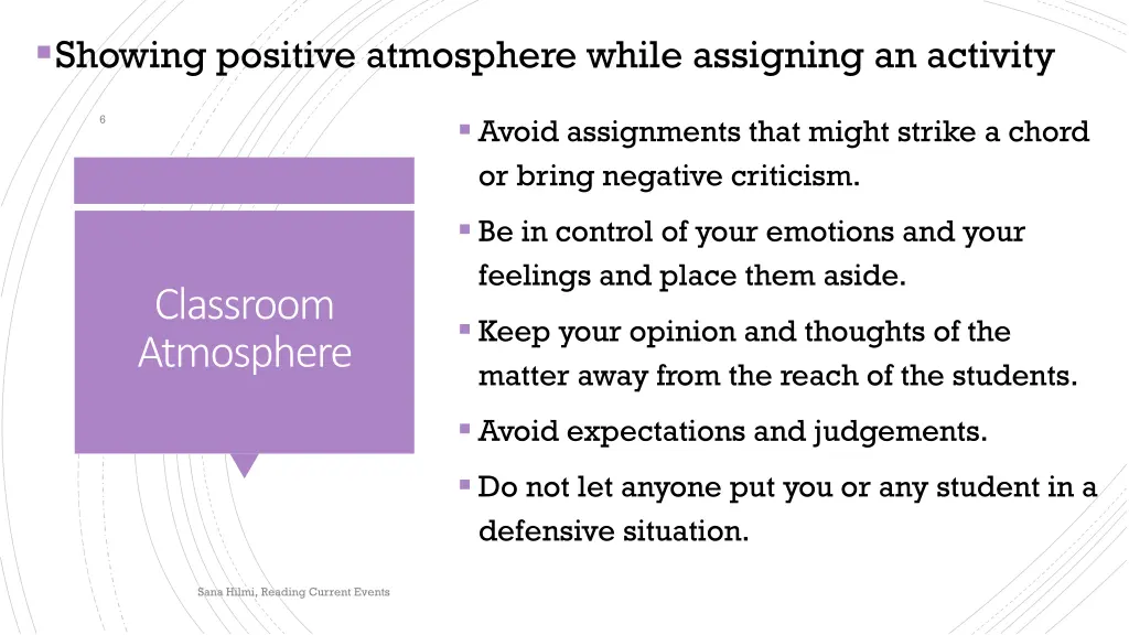 showing positive atmosphere while assigning