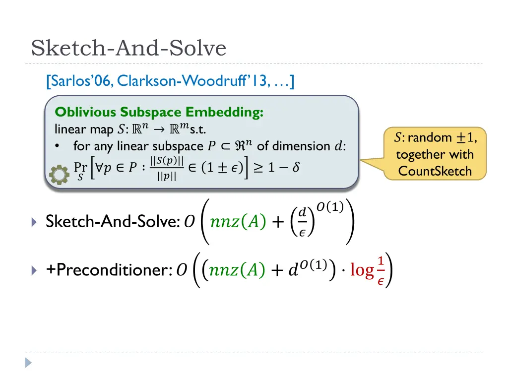 sketch and solve