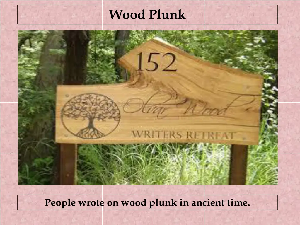 wood plunk