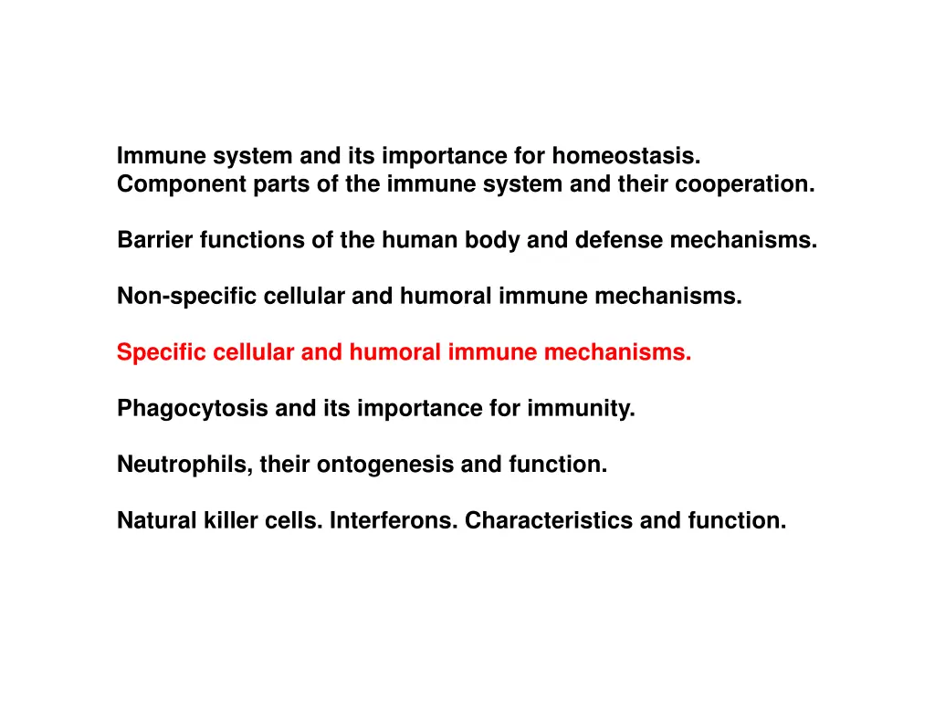 immune system and its importance for homeostasis 4