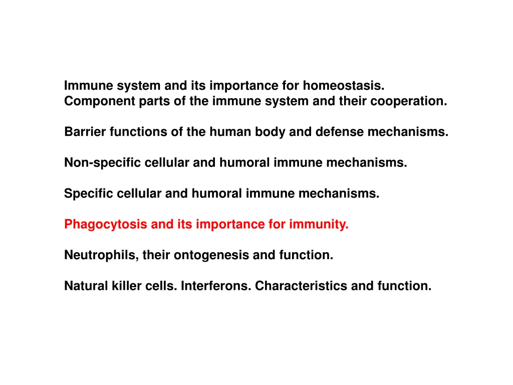 immune system and its importance for homeostasis 5