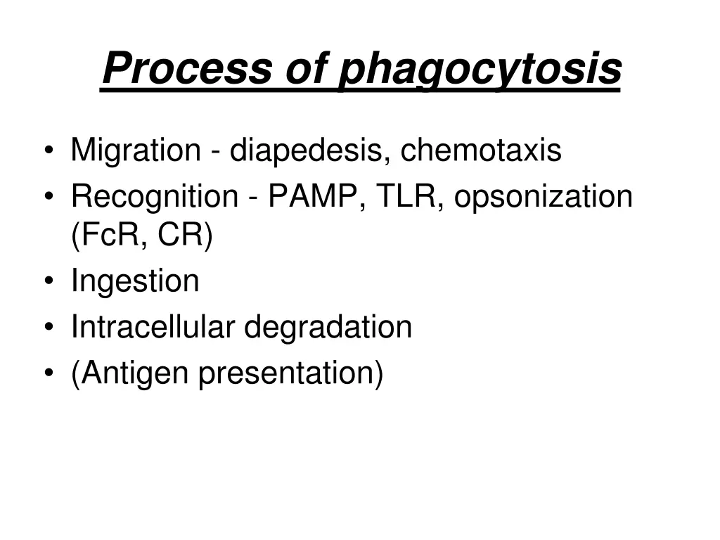 process of phagocytosis