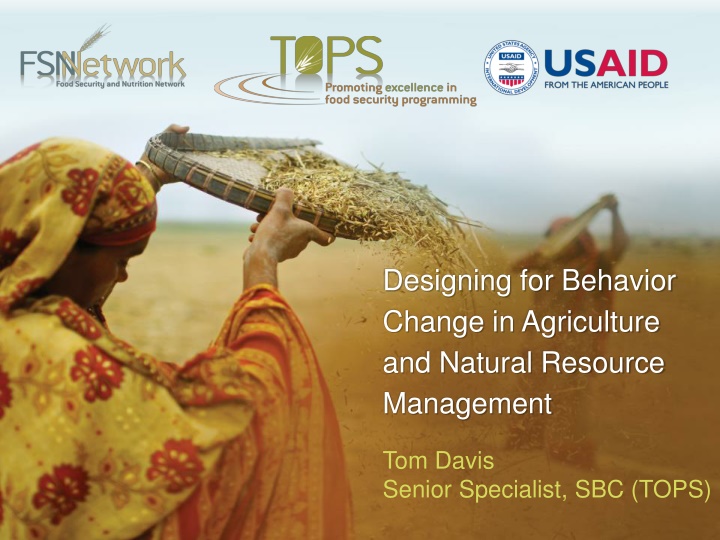 designing for behavior change in agriculture