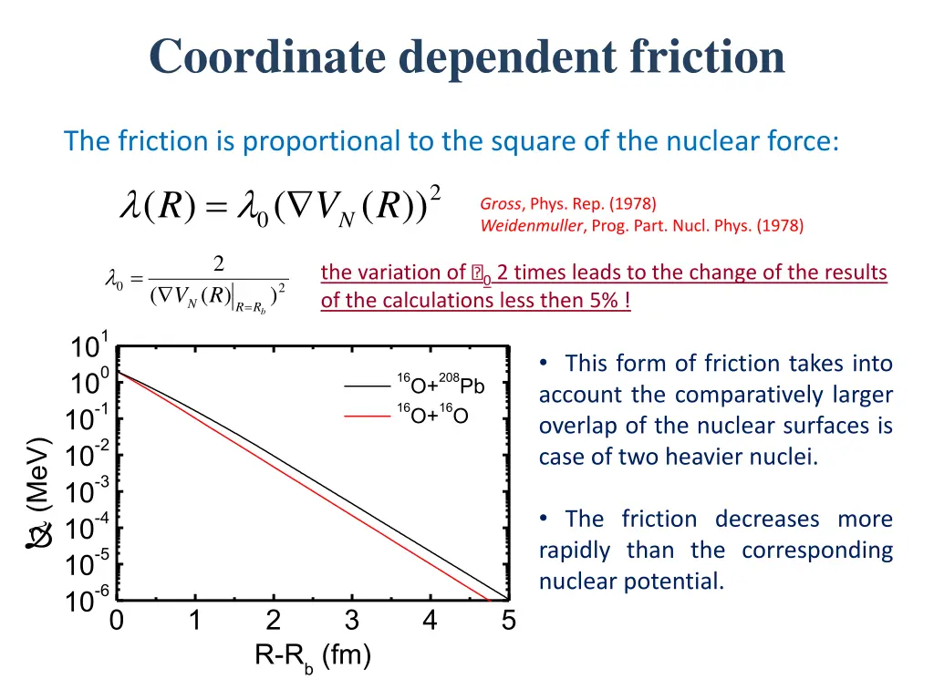 coordinate dependent friction