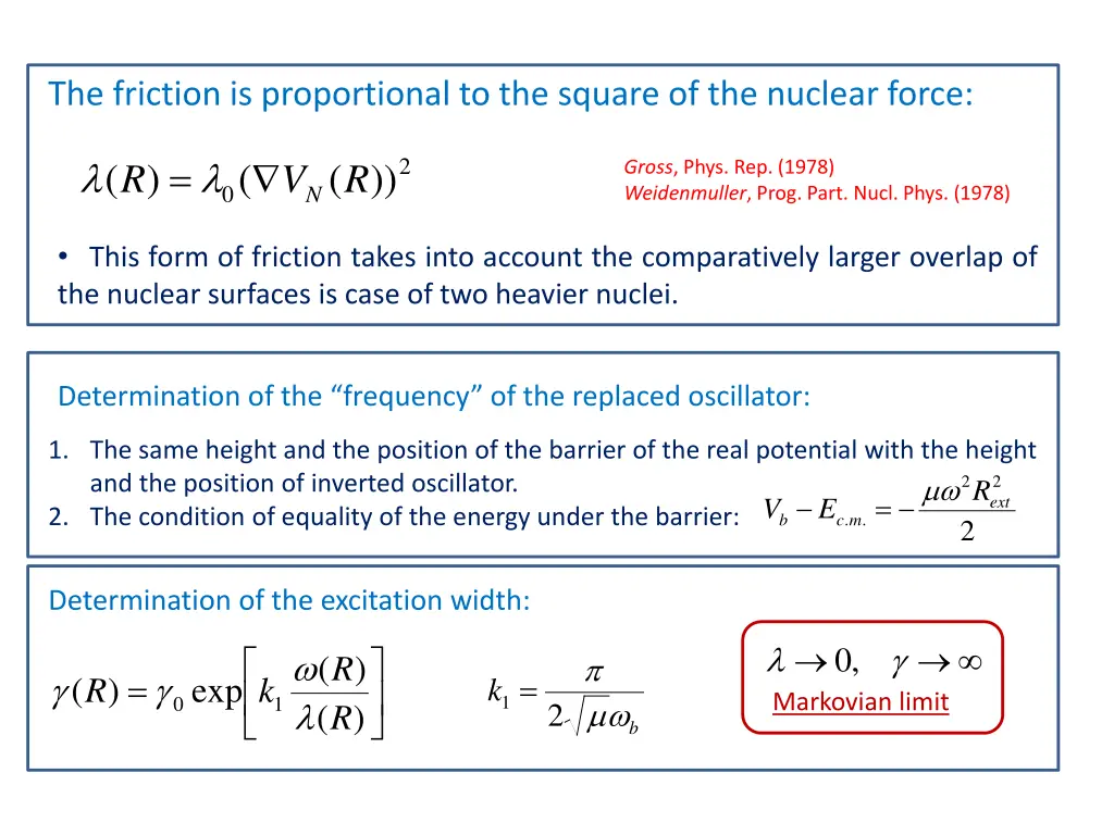 the friction is proportional to the square