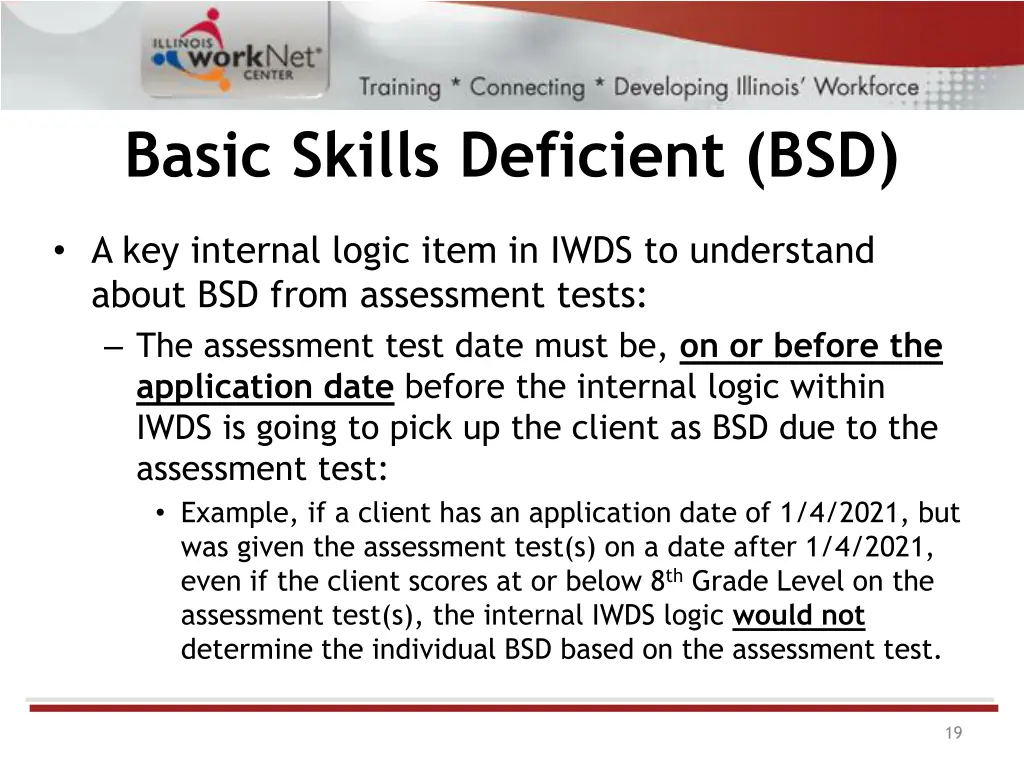 basic skills deficient bsd