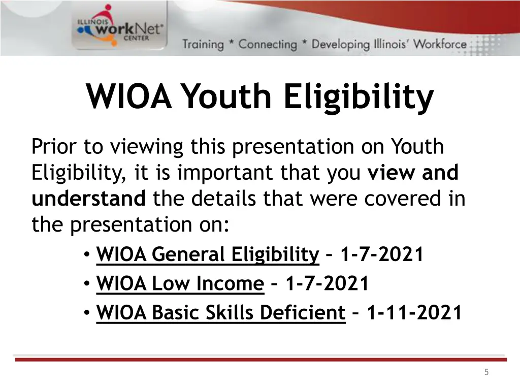 wioa youth eligibility