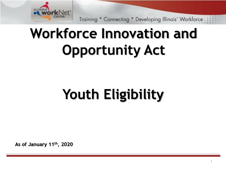 workforce innovation and opportunity act