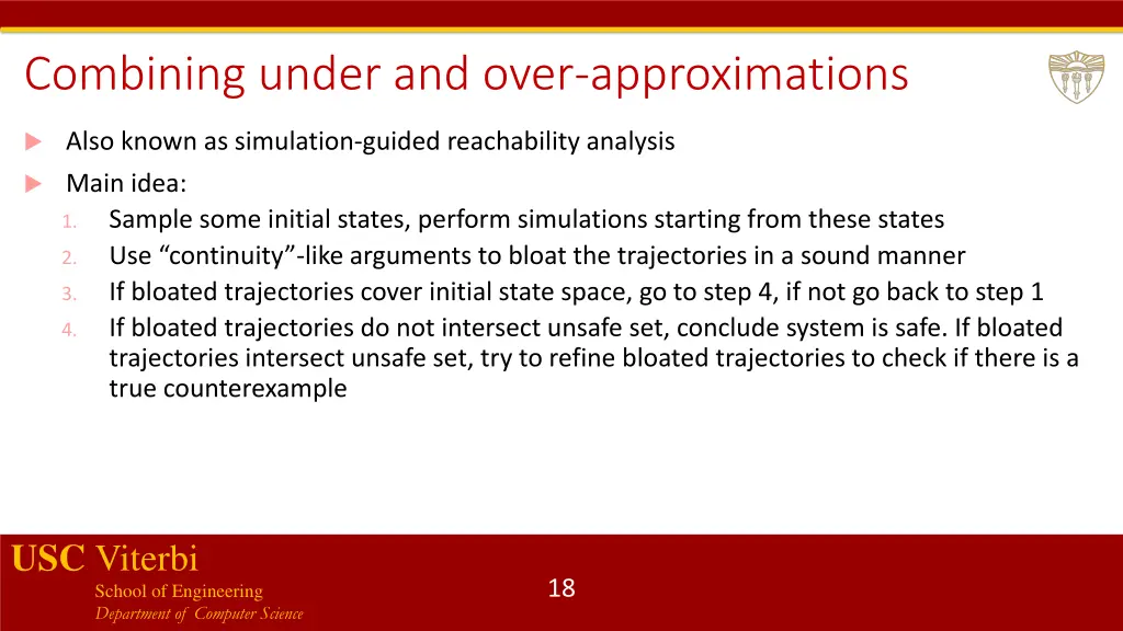 combining under and over approximations