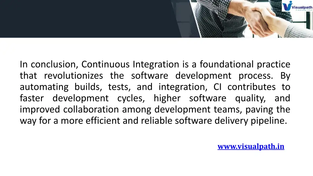 in conclusion continuous integration