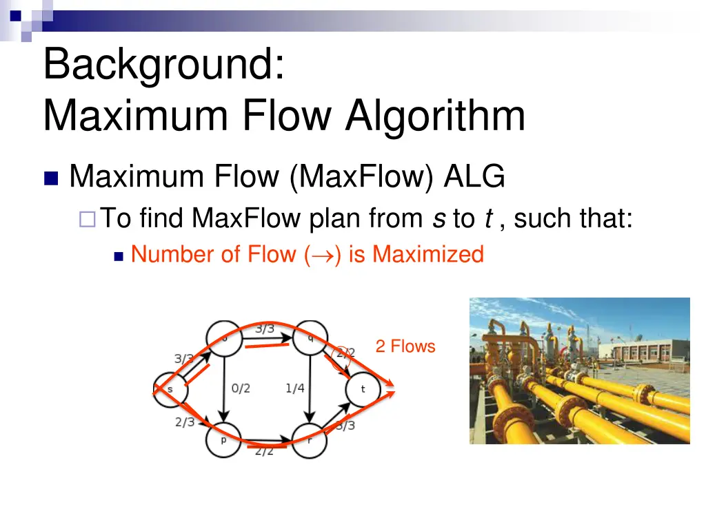 background maximum flow algorithm