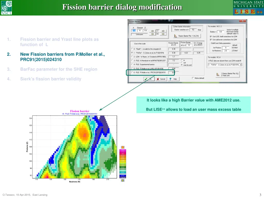 fission barrier dialog modification 1