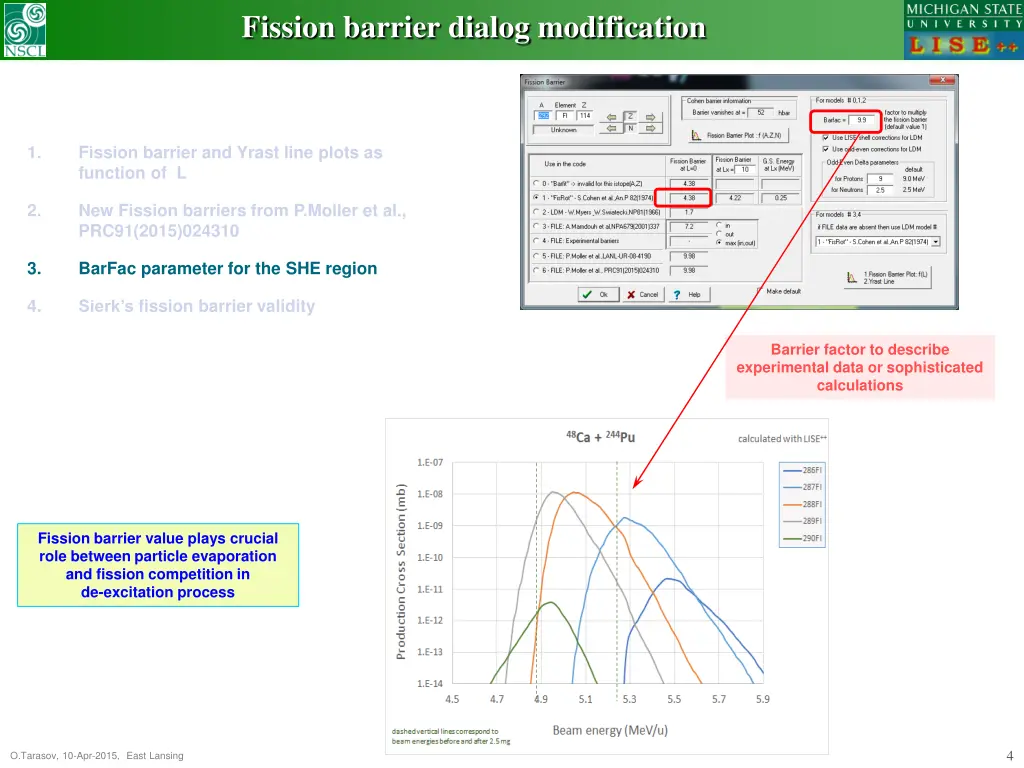 fission barrier dialog modification 2