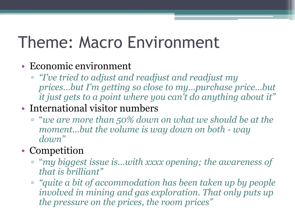 theme macro environment