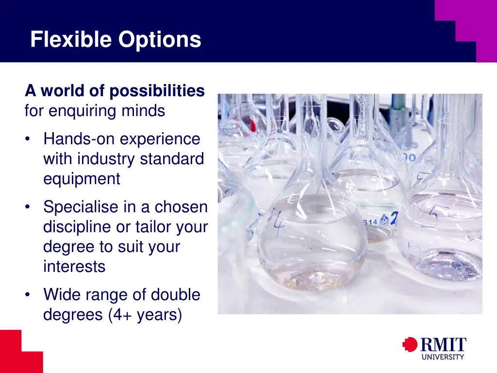 flexible options