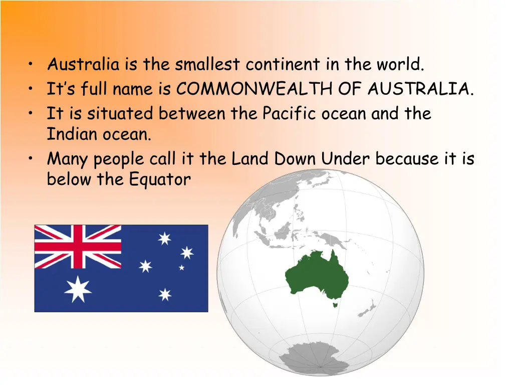 australia is the smallest continent in the world