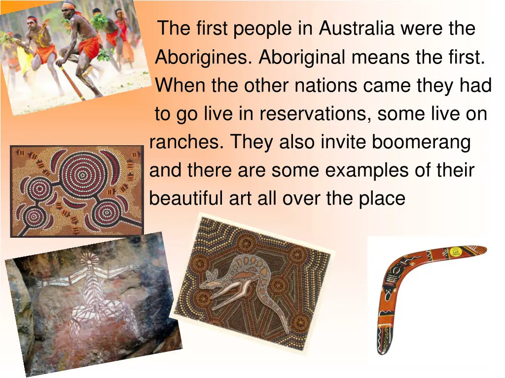 the first people in australia were the aborigines