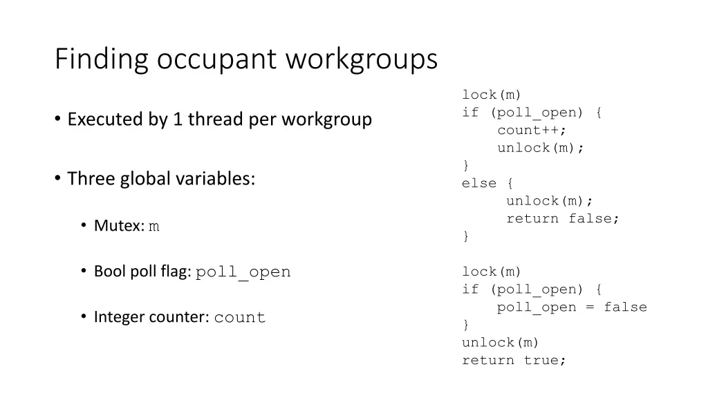 finding occupant workgroups 2