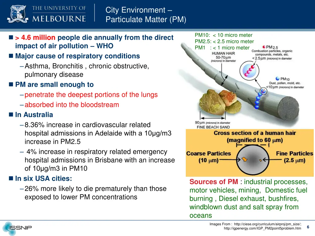 city environment particulate matter pm