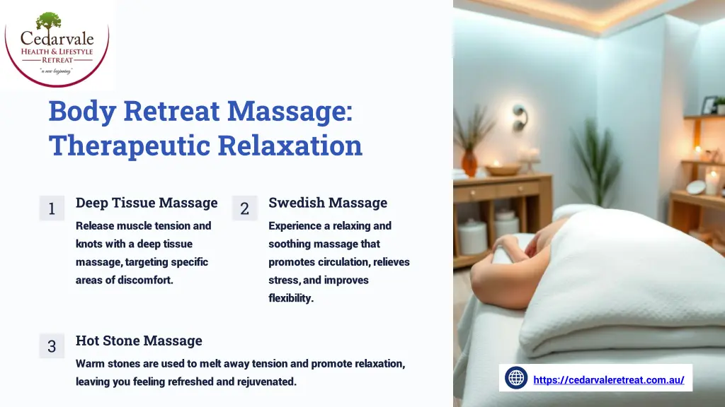 body retreat massage therapeutic relaxation