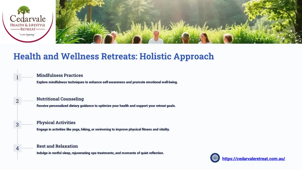 health and wellness retreats holistic approach