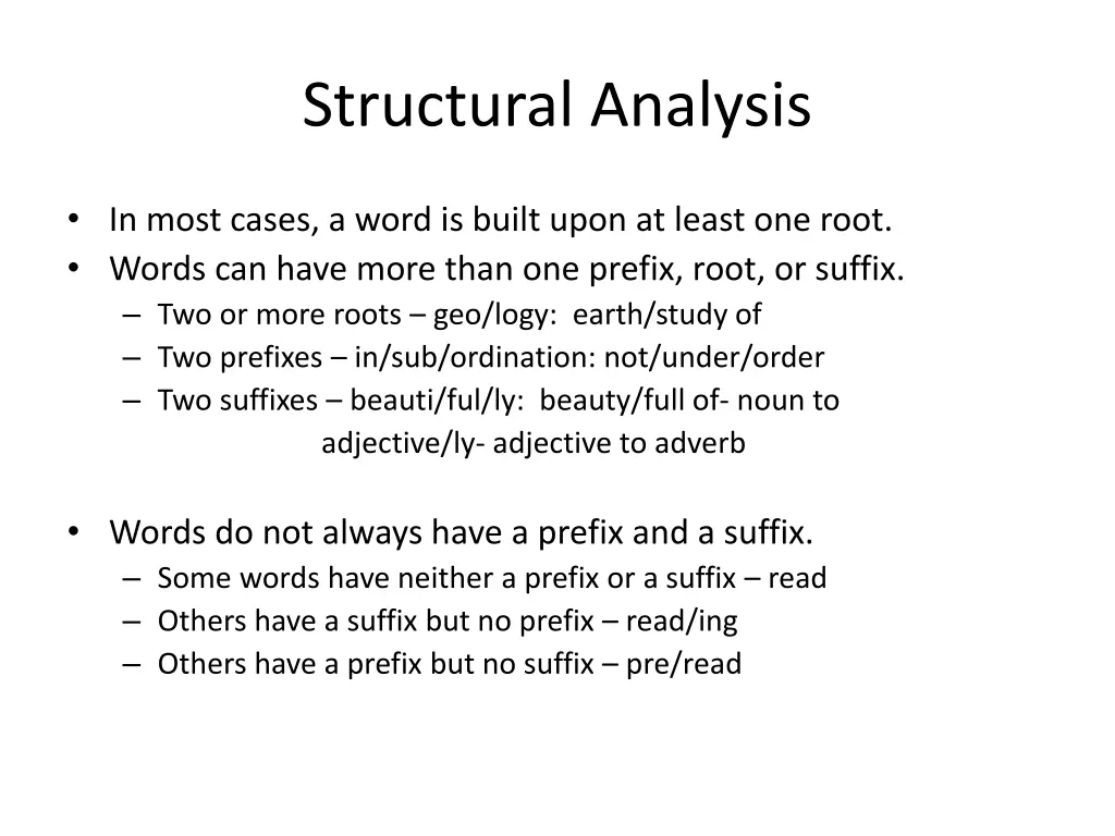 structural analysis