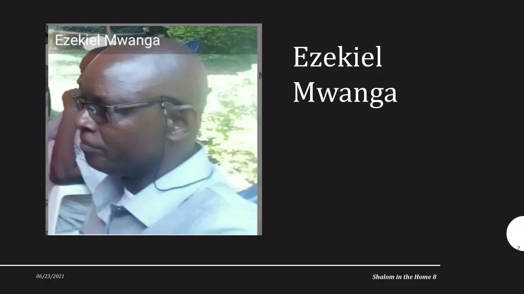 ezekiel mwanga