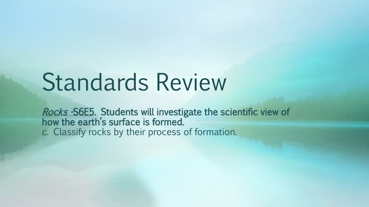 standards review