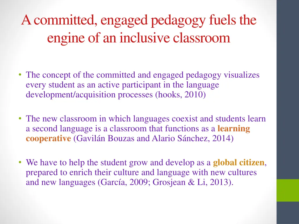 a committed engaged pedagogy fuels the engine