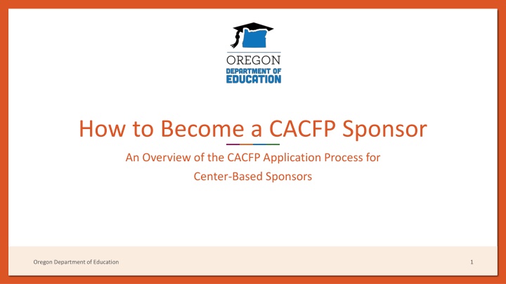 how to become a cacfp sponsor