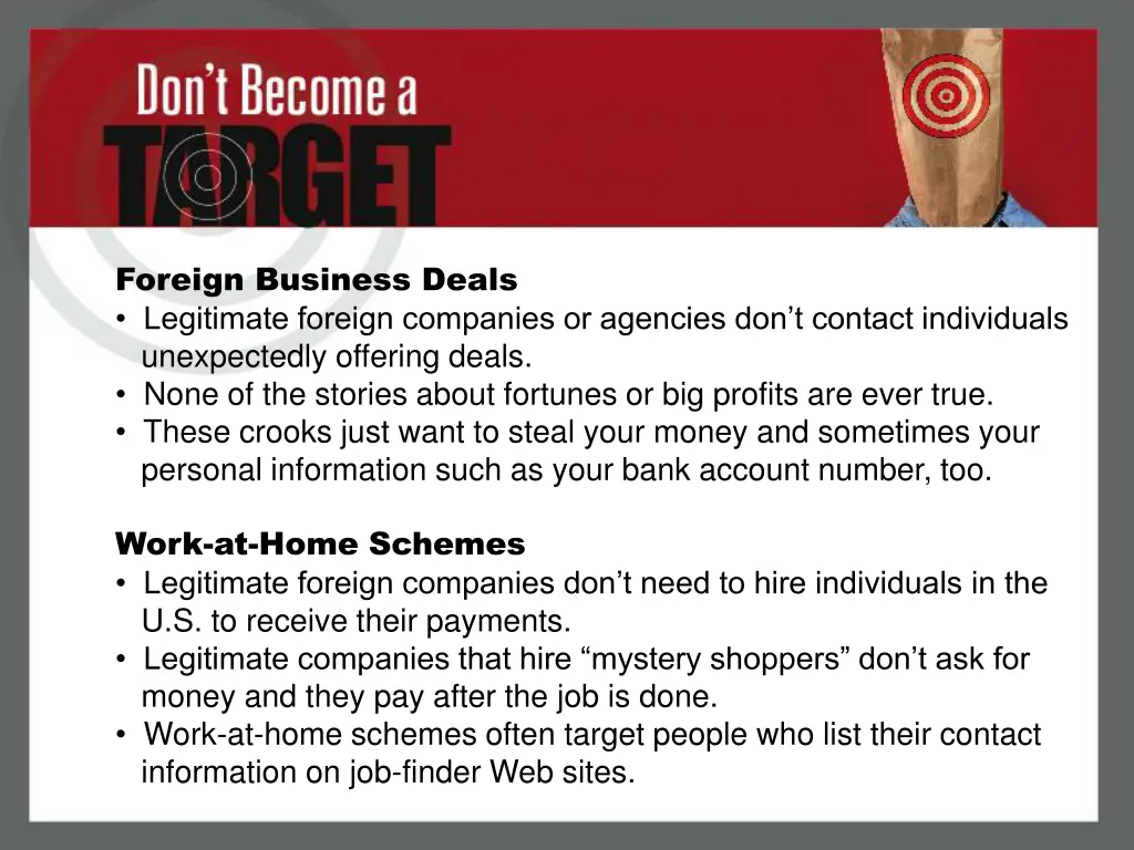 foreign business deals legitimate foreign