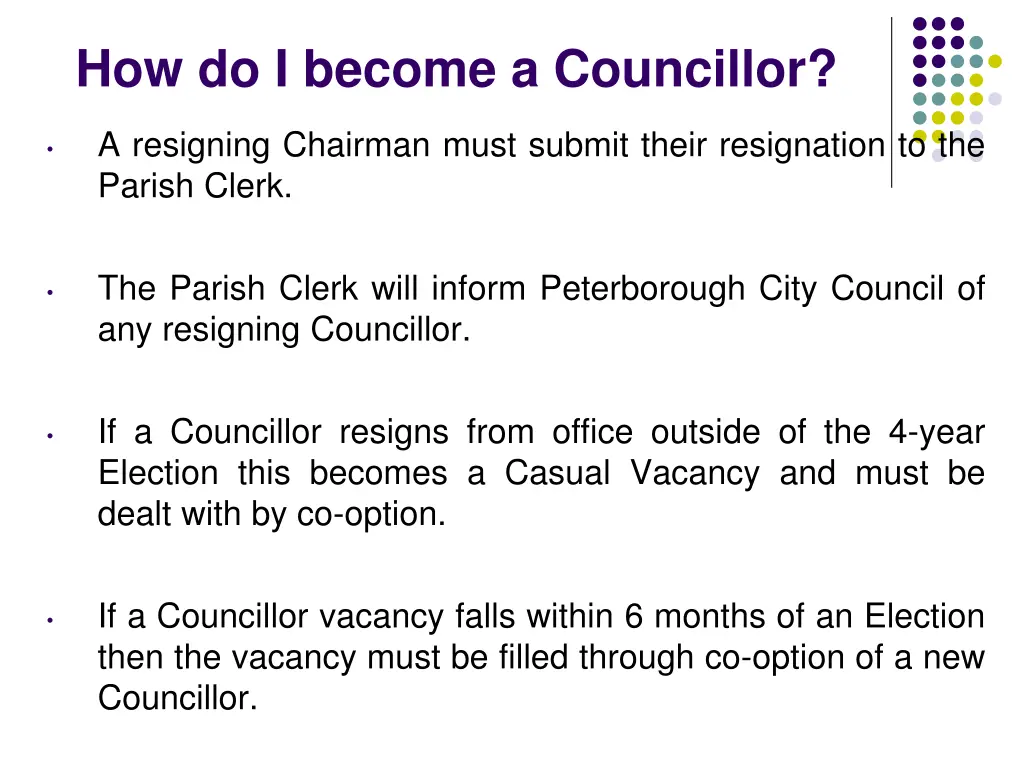 how do i become a councillor 7