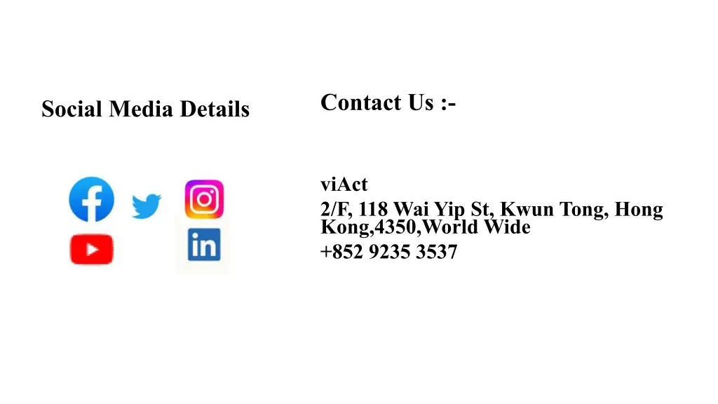 contact us