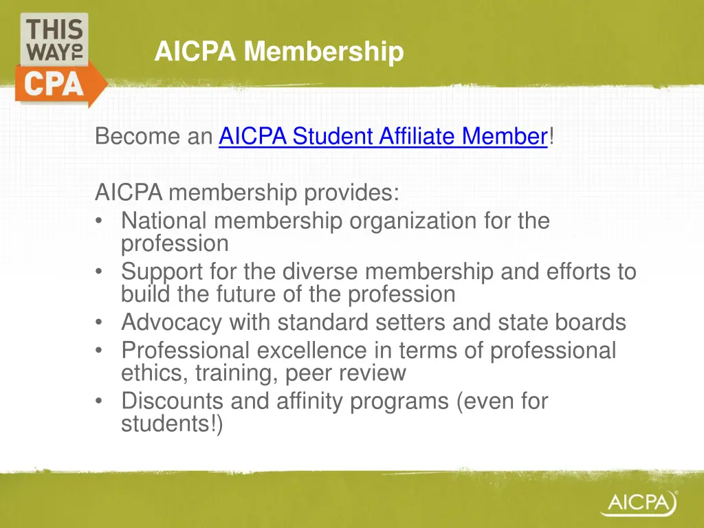 aicpa membership