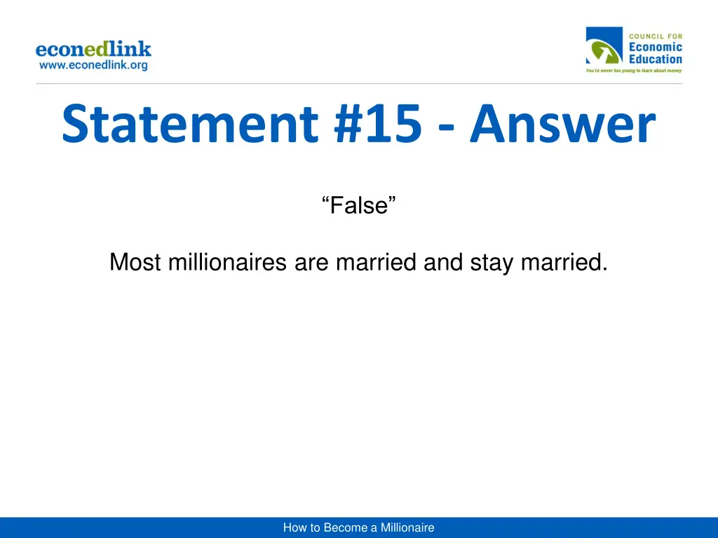 statement 15 answer