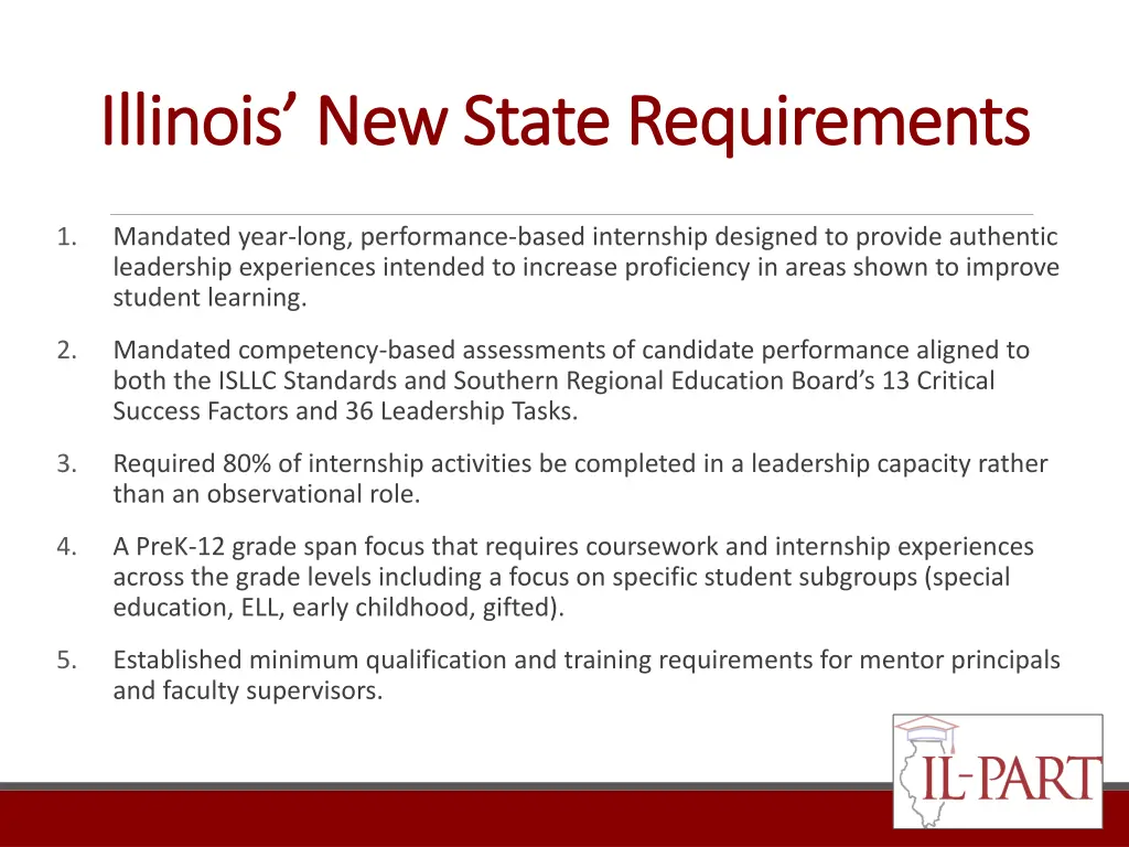 illinois new state requirements illinois