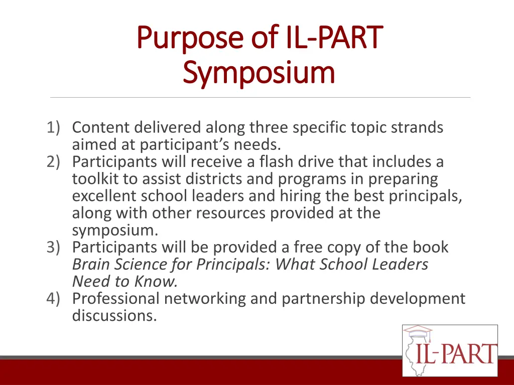 purpose of il purpose of il part symposium