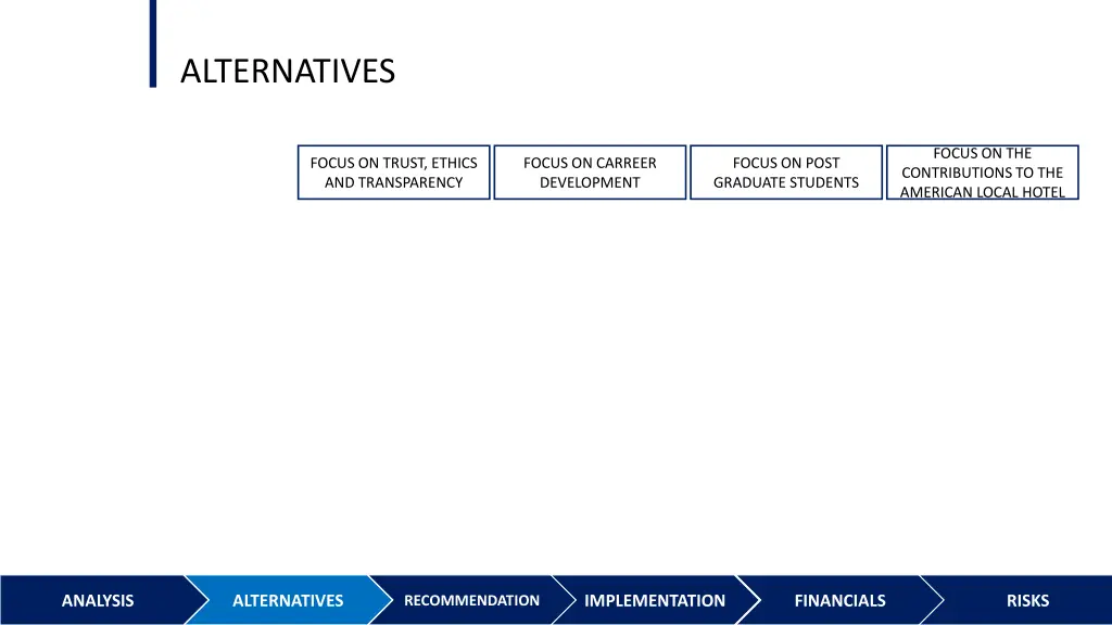 alternatives 5