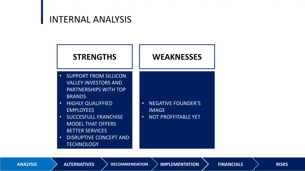 internal analysis