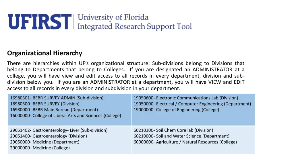 organizational hierarchy