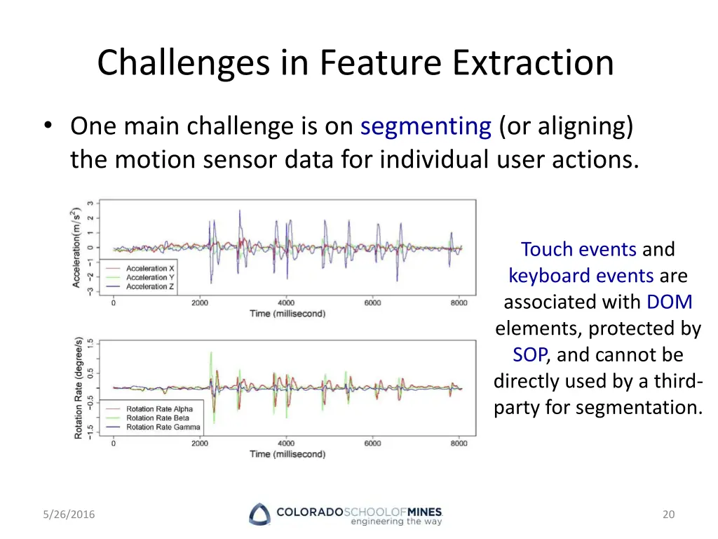 challenges in feature extraction