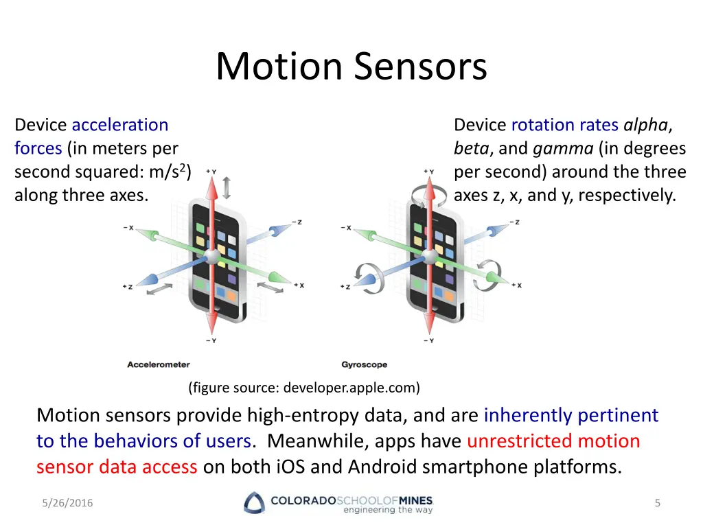 motion sensors