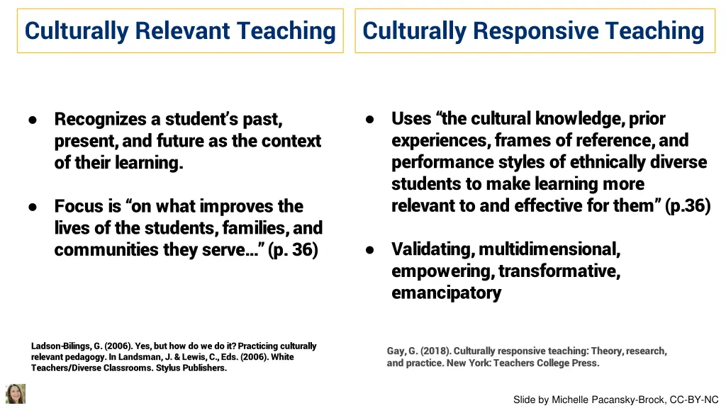 culturally relevant teaching