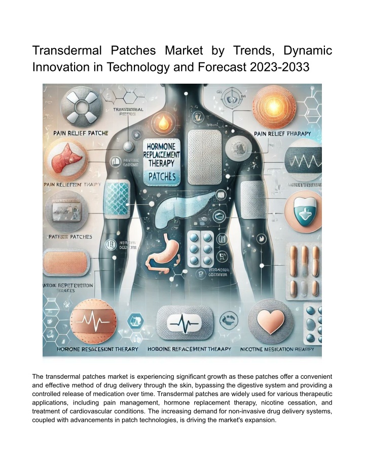 transdermal patches market by trends dynamic