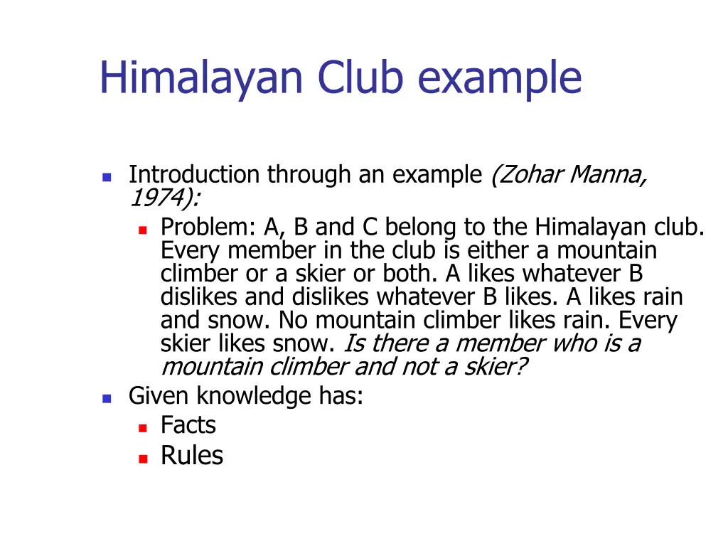 himalayan club example