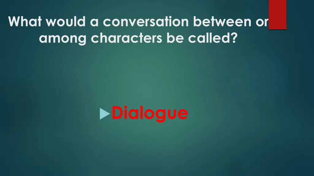 what would a conversation between or among