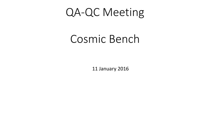 qa qc meeting