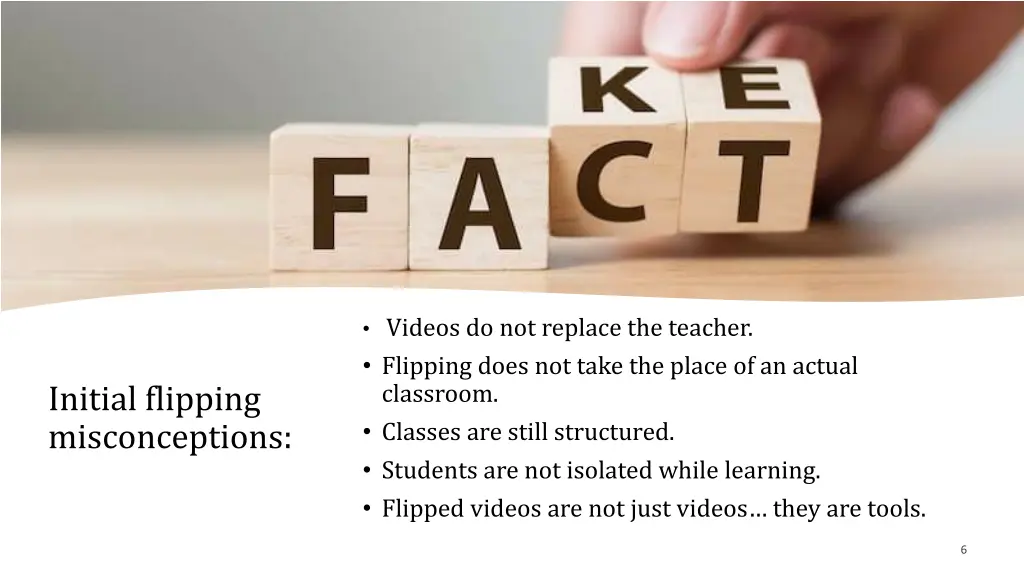 videos do not replace the teacher flipping does